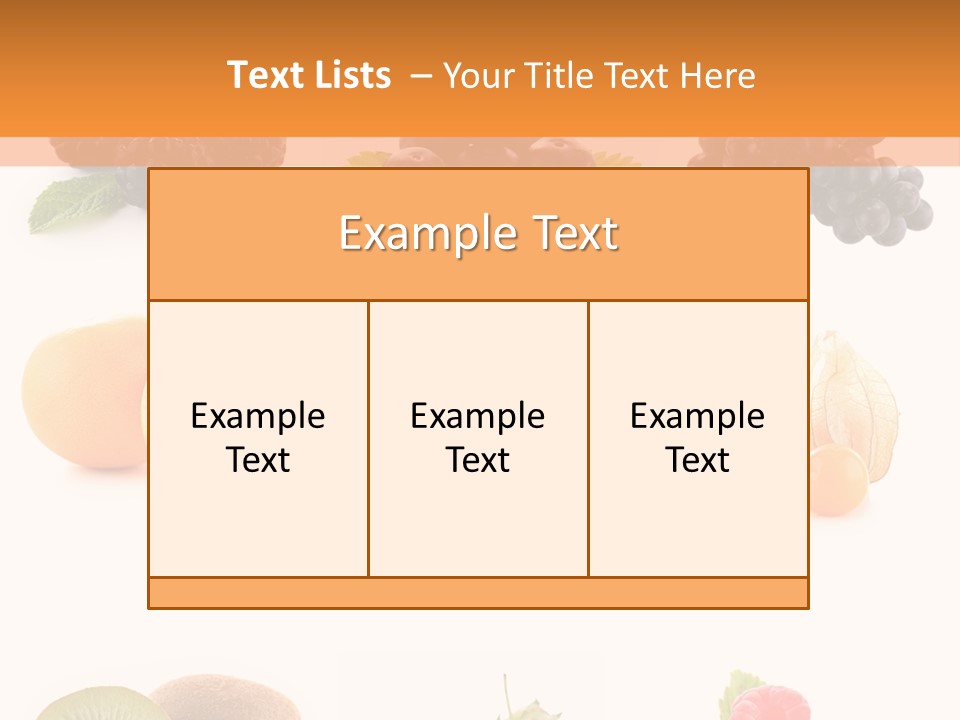 Isolated Vitamin Blackberry PowerPoint Template