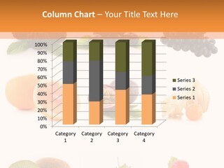 Isolated Vitamin Blackberry PowerPoint Template