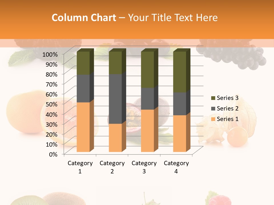 Isolated Vitamin Blackberry PowerPoint Template