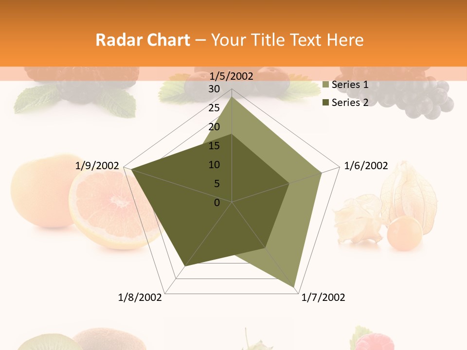 Isolated Vitamin Blackberry PowerPoint Template