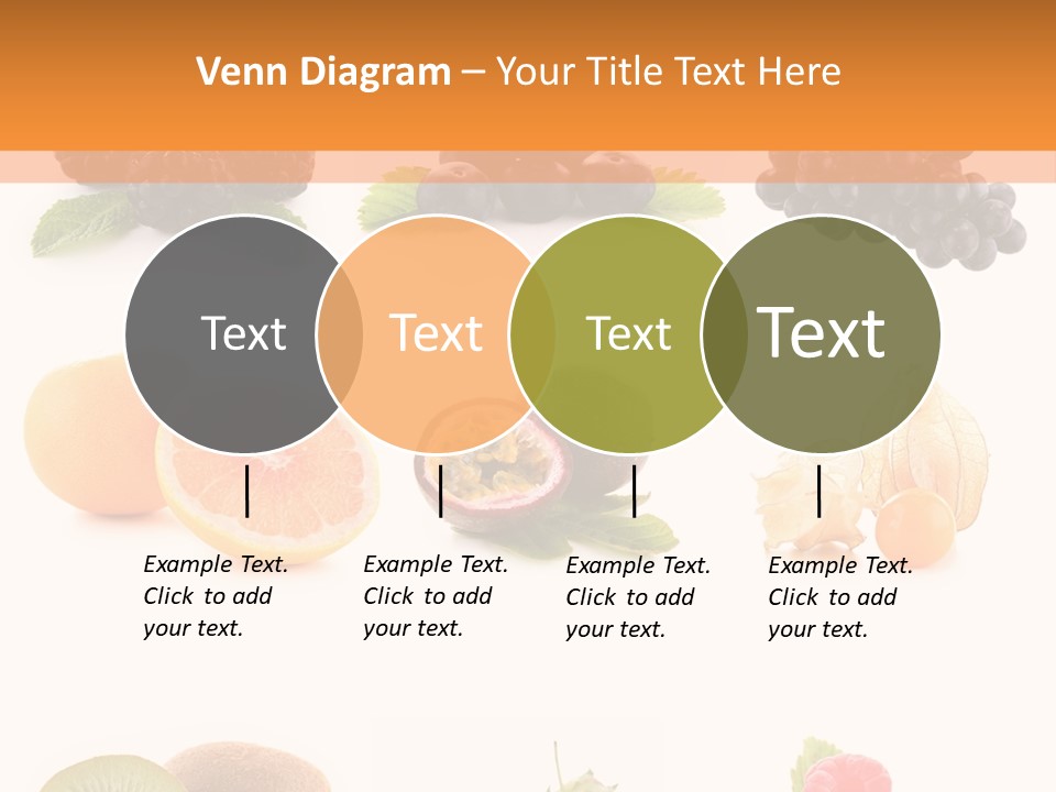 Isolated Vitamin Blackberry PowerPoint Template