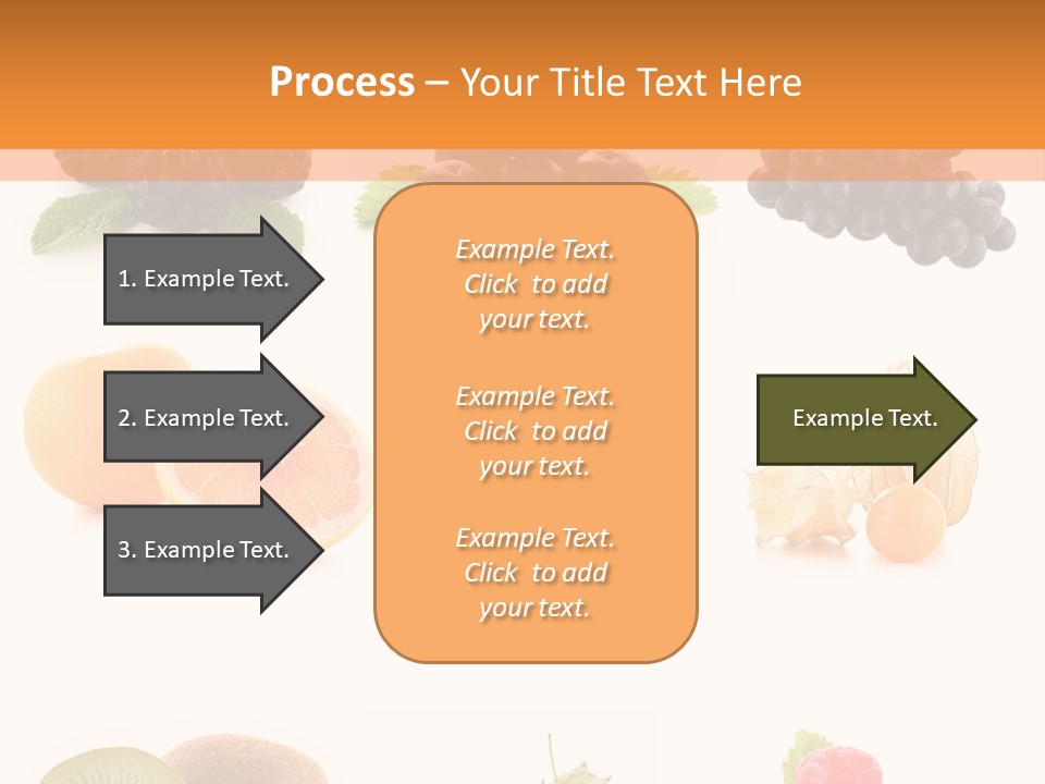 Isolated Vitamin Blackberry PowerPoint Template