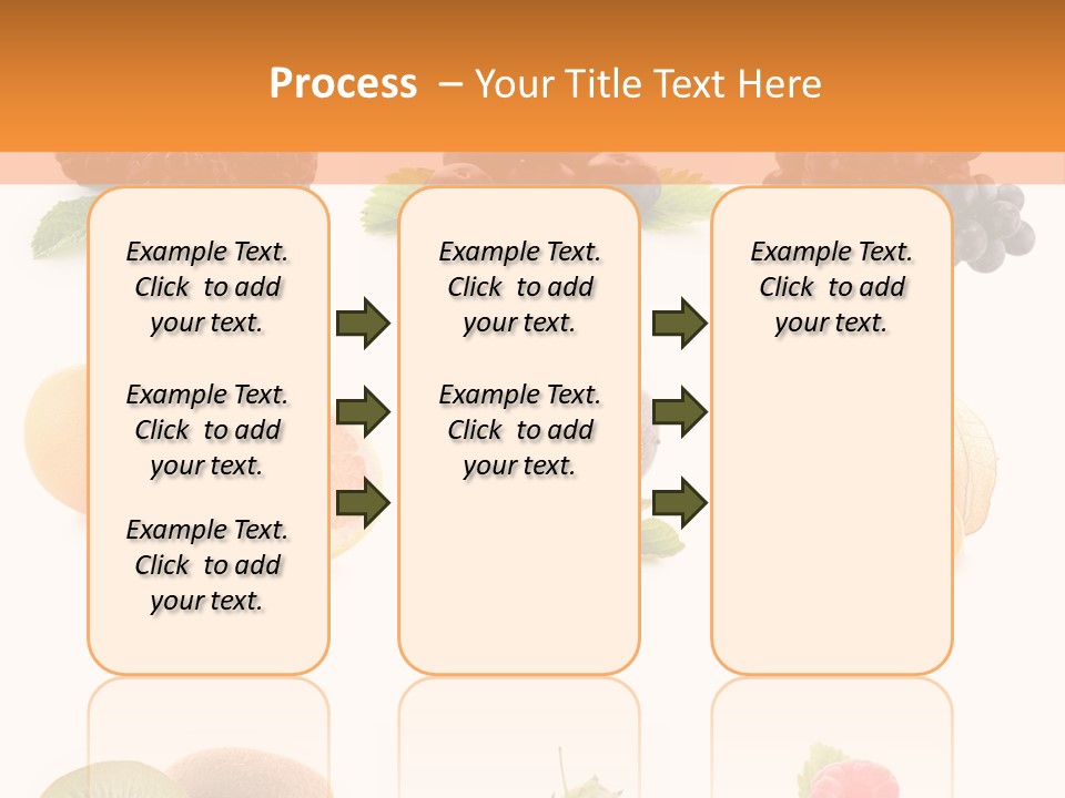 Isolated Vitamin Blackberry PowerPoint Template