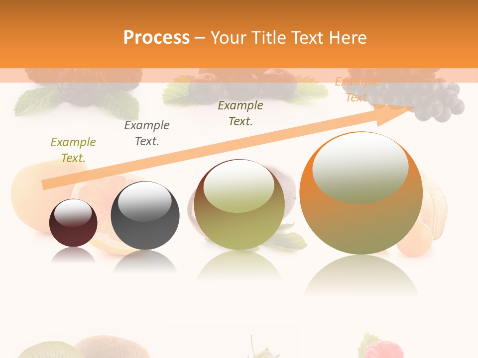 Isolated Vitamin Blackberry PowerPoint Template