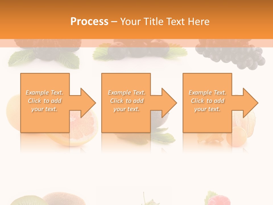 Isolated Vitamin Blackberry PowerPoint Template