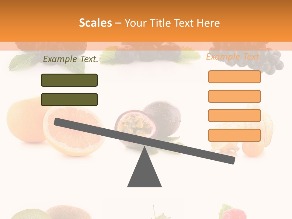 Isolated Vitamin Blackberry PowerPoint Template