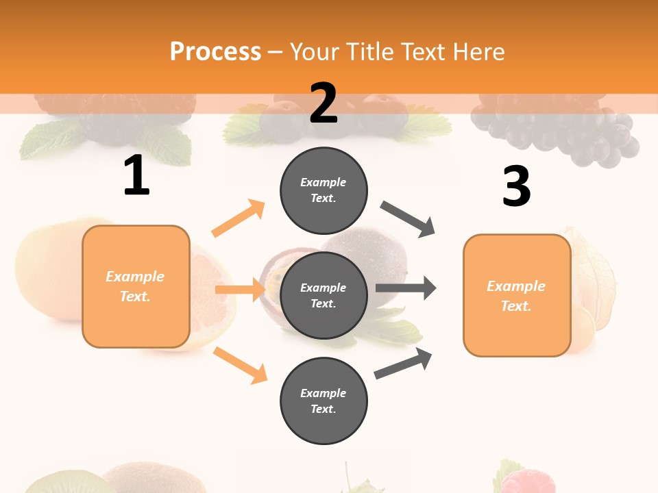 Isolated Vitamin Blackberry PowerPoint Template