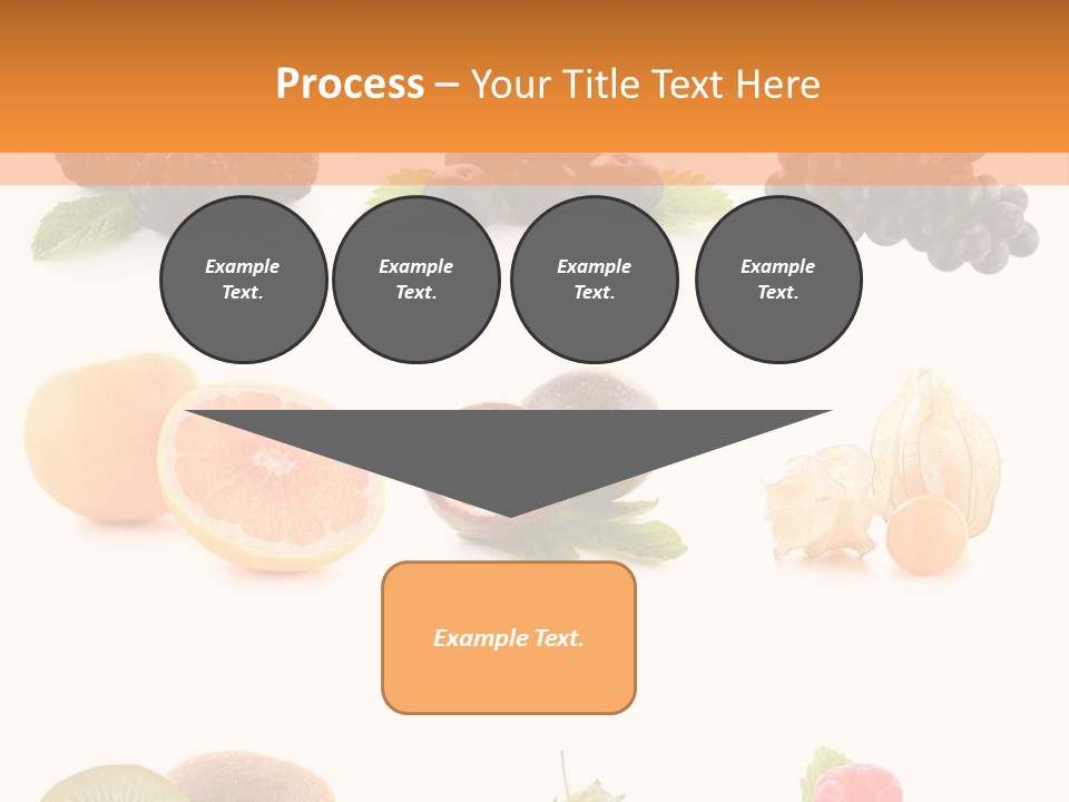 Isolated Vitamin Blackberry PowerPoint Template