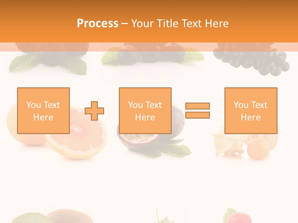 Isolated Vitamin Blackberry PowerPoint Template