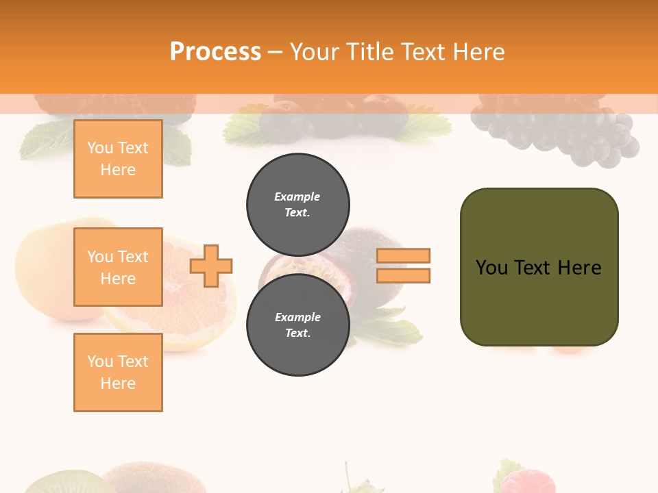 Isolated Vitamin Blackberry PowerPoint Template