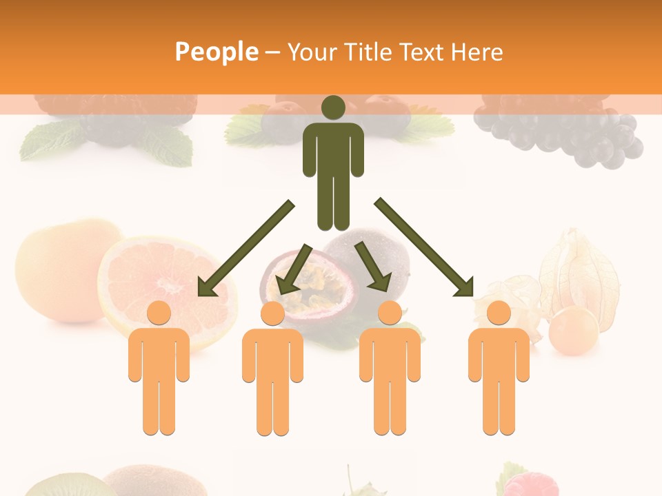 Isolated Vitamin Blackberry PowerPoint Template