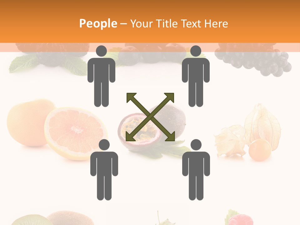 Isolated Vitamin Blackberry PowerPoint Template