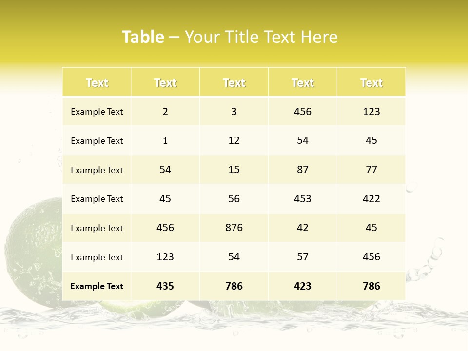Part Green Vibrant PowerPoint Template