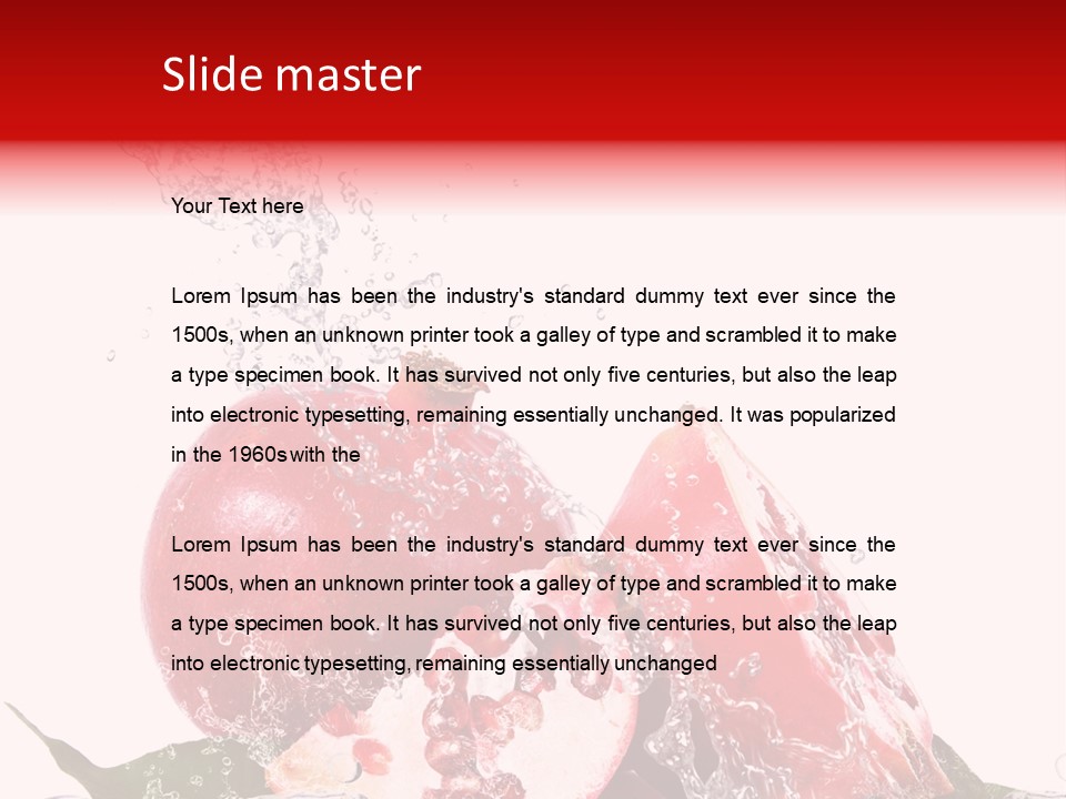 Biologica Isolato Closeup PowerPoint Template