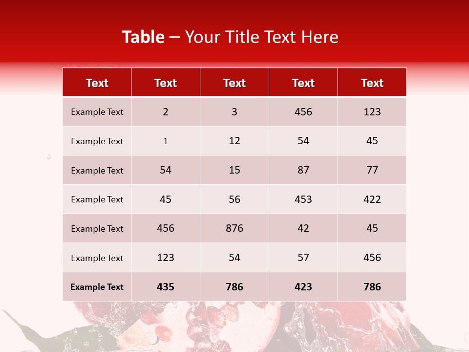 Biologica Isolato Closeup PowerPoint Template