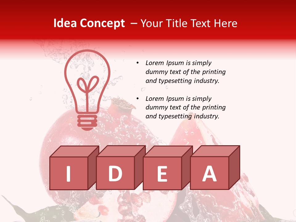 Biologica Isolato Closeup PowerPoint Template