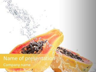 Frutti Biologica Bollicine PowerPoint Template