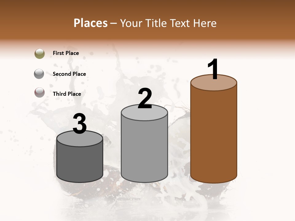 Horizontal Space Copy PowerPoint Template