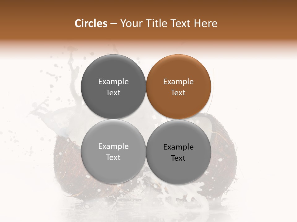 Horizontal Space Copy PowerPoint Template