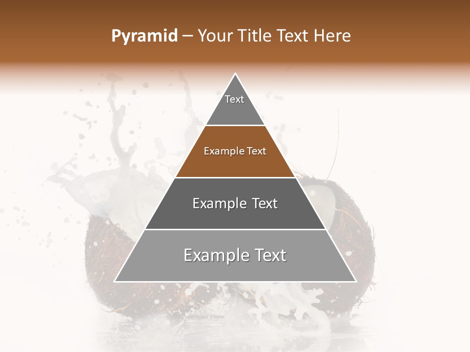 Horizontal Space Copy PowerPoint Template