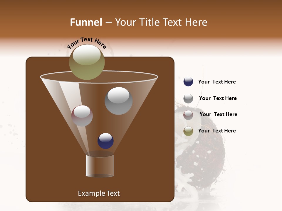 Horizontal Space Copy PowerPoint Template