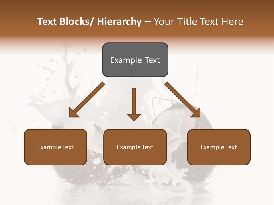 Horizontal Space Copy PowerPoint Template