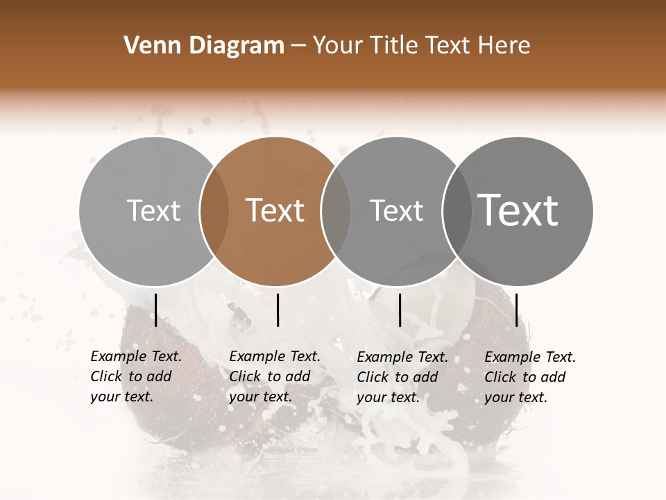 Horizontal Space Copy PowerPoint Template