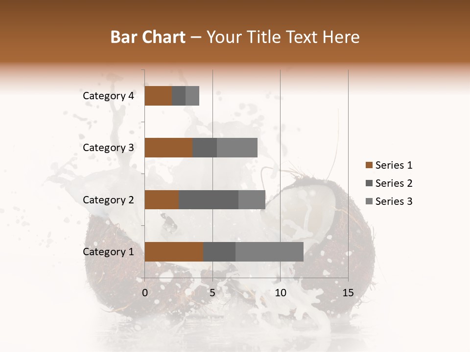 Horizontal Space Copy PowerPoint Template