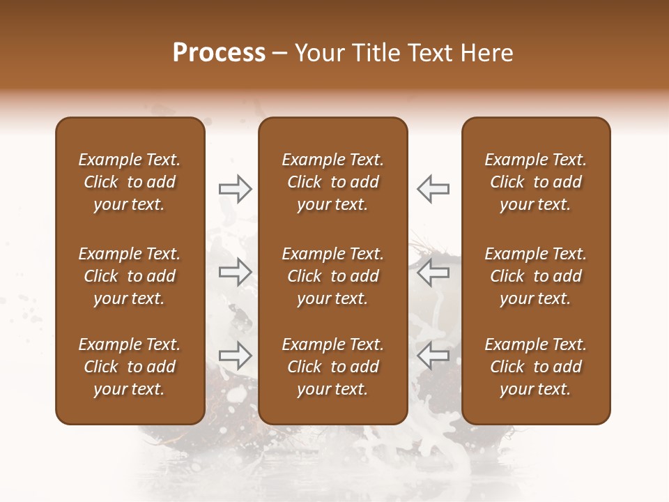 Horizontal Space Copy PowerPoint Template