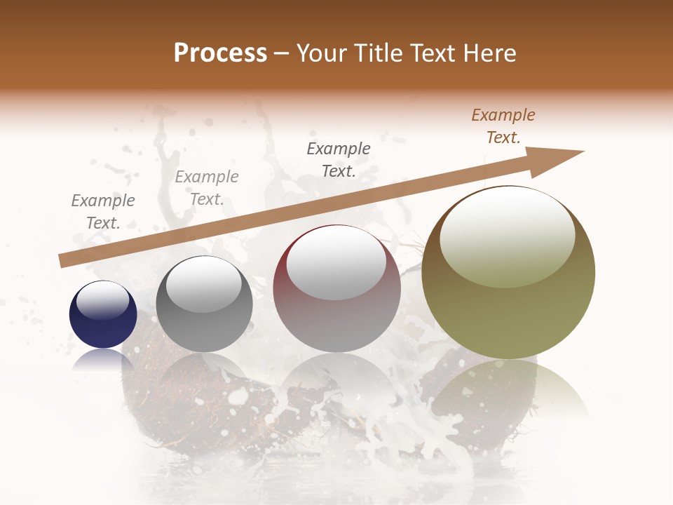 Horizontal Space Copy PowerPoint Template