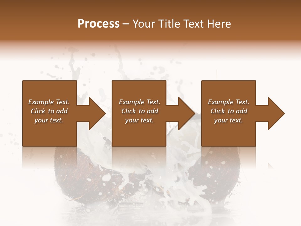 Horizontal Space Copy PowerPoint Template