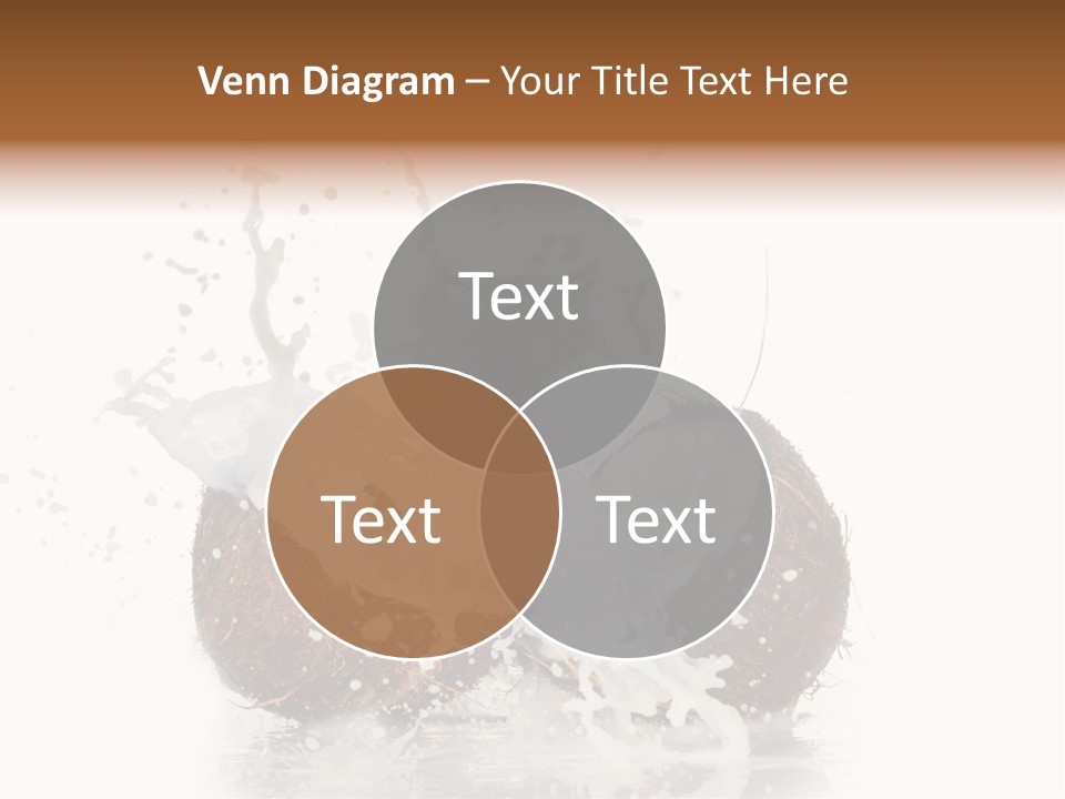 Horizontal Space Copy PowerPoint Template