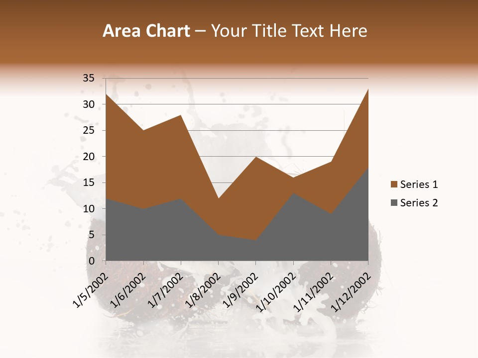 Horizontal Space Copy PowerPoint Template