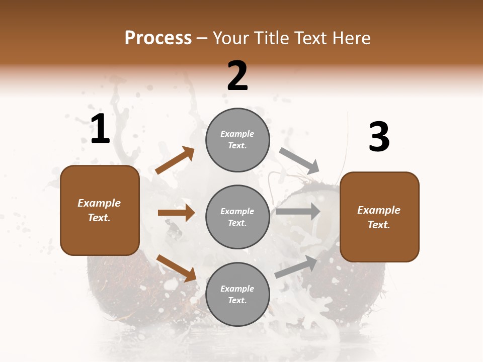 Horizontal Space Copy PowerPoint Template