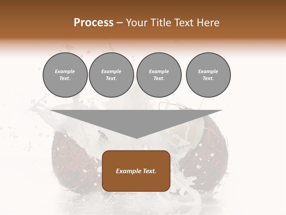 Horizontal Space Copy PowerPoint Template