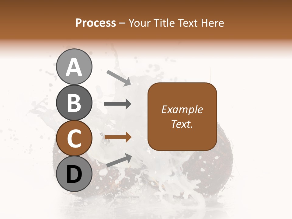 Horizontal Space Copy PowerPoint Template
