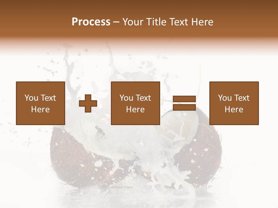 Horizontal Space Copy PowerPoint Template