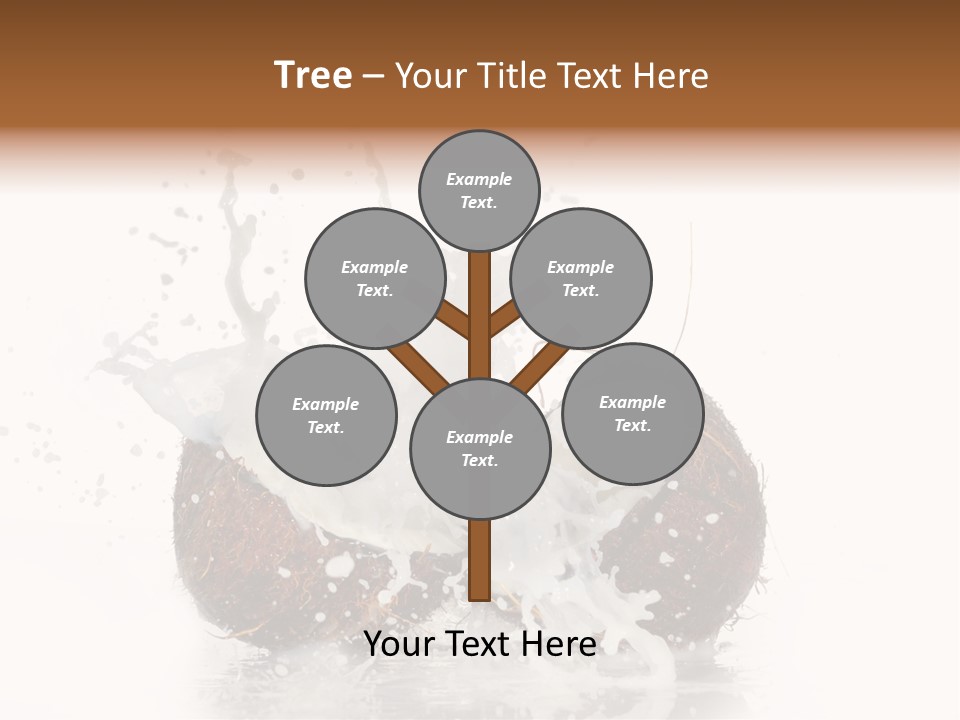 Horizontal Space Copy PowerPoint Template
