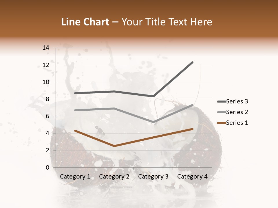 Horizontal Space Copy PowerPoint Template
