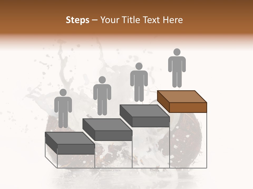 Horizontal Space Copy PowerPoint Template