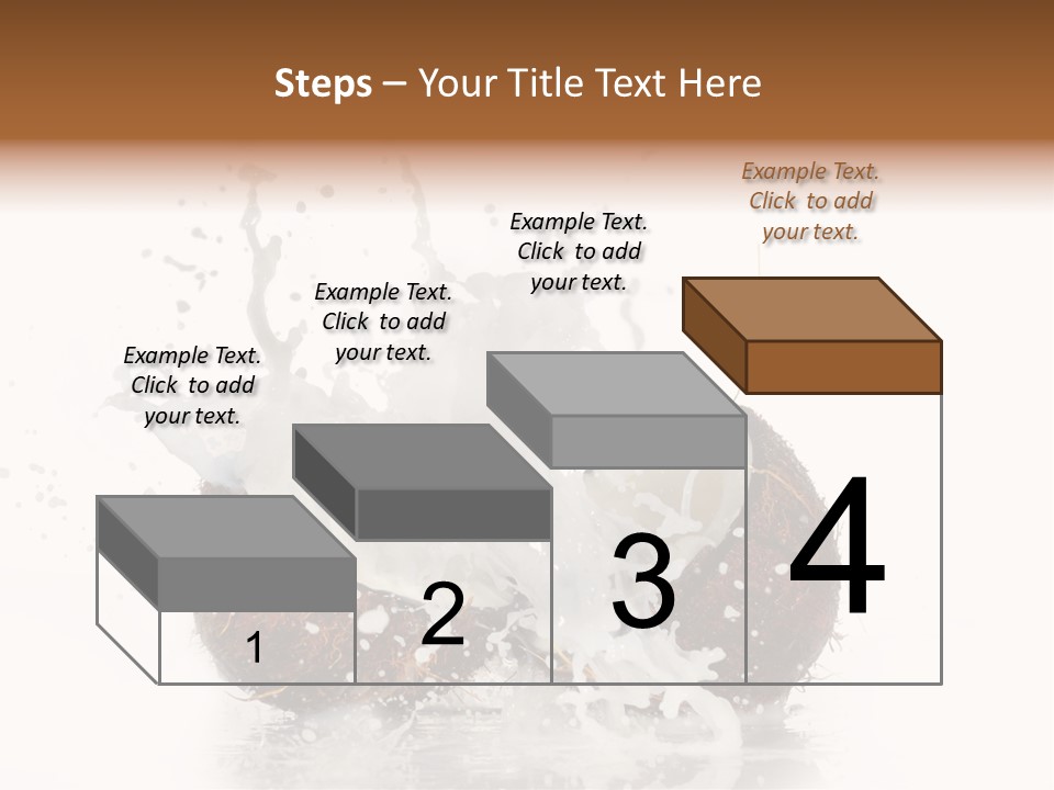 Horizontal Space Copy PowerPoint Template