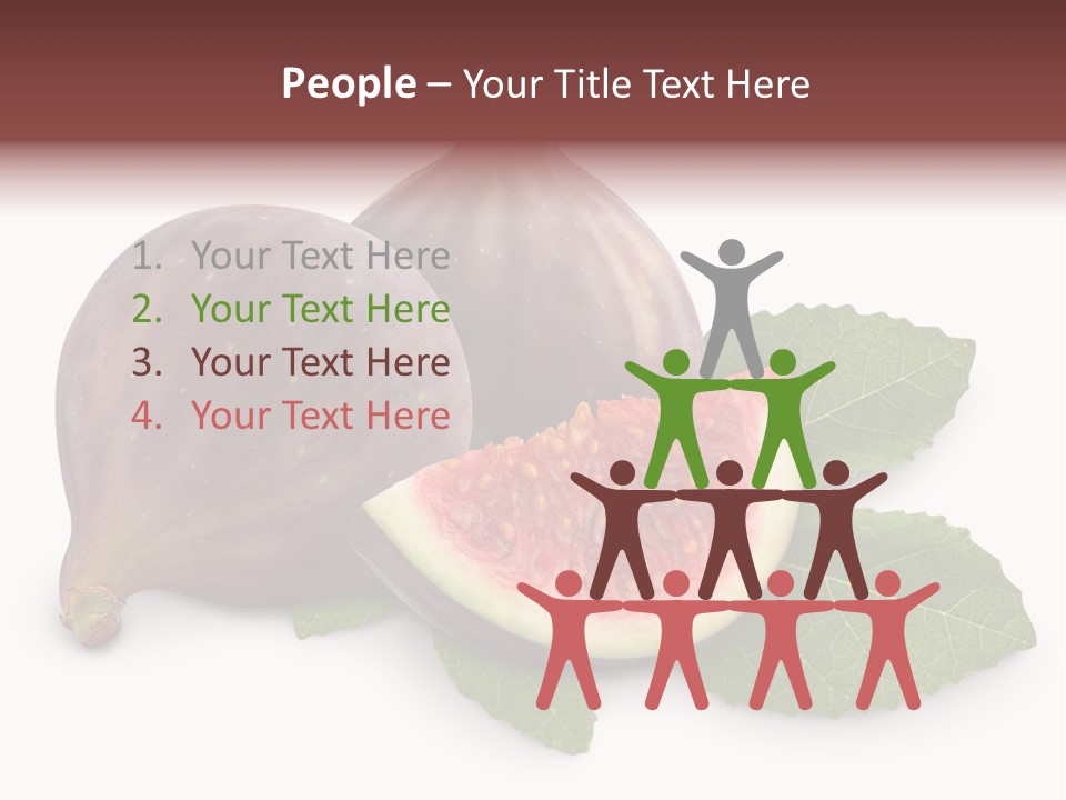 Closeup Group Cross Section PowerPoint Template