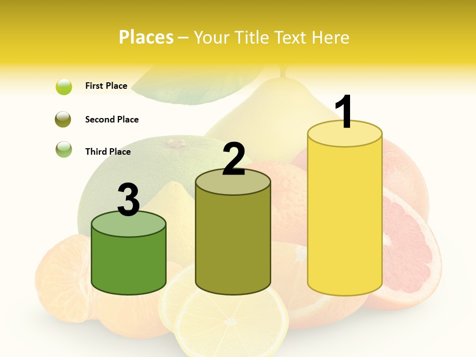 Group Grapefruit Food PowerPoint Template