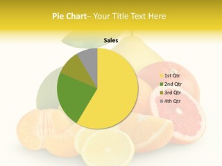 Group Grapefruit Food PowerPoint Template