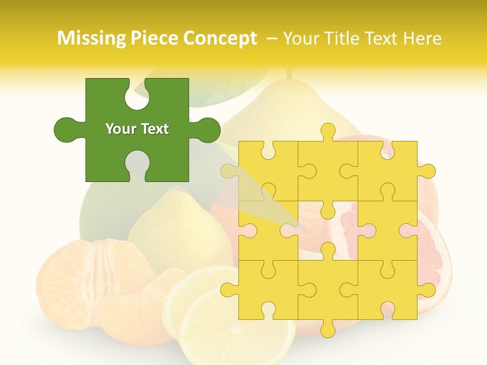 Group Grapefruit Food PowerPoint Template