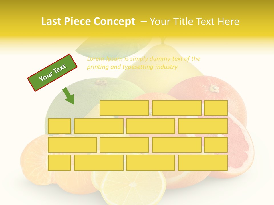 Group Grapefruit Food PowerPoint Template