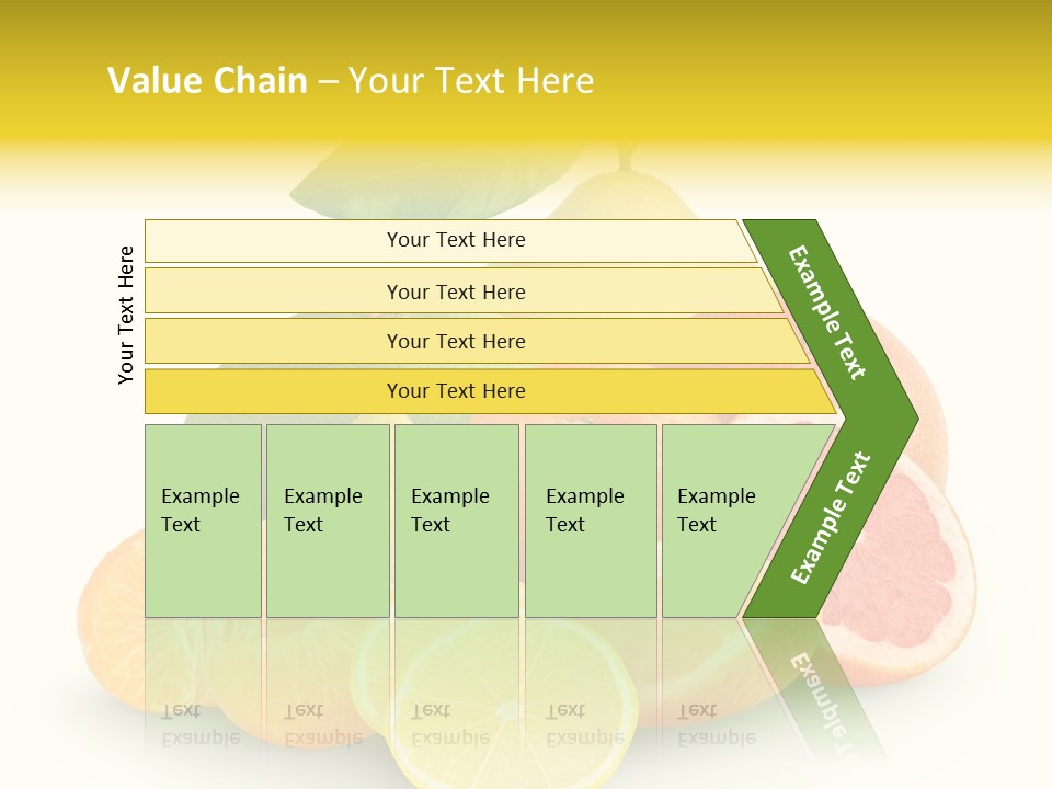 Group Grapefruit Food PowerPoint Template