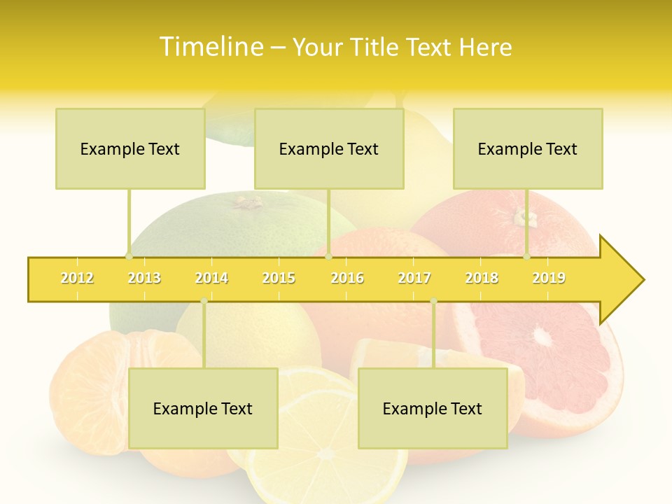 Group Grapefruit Food PowerPoint Template