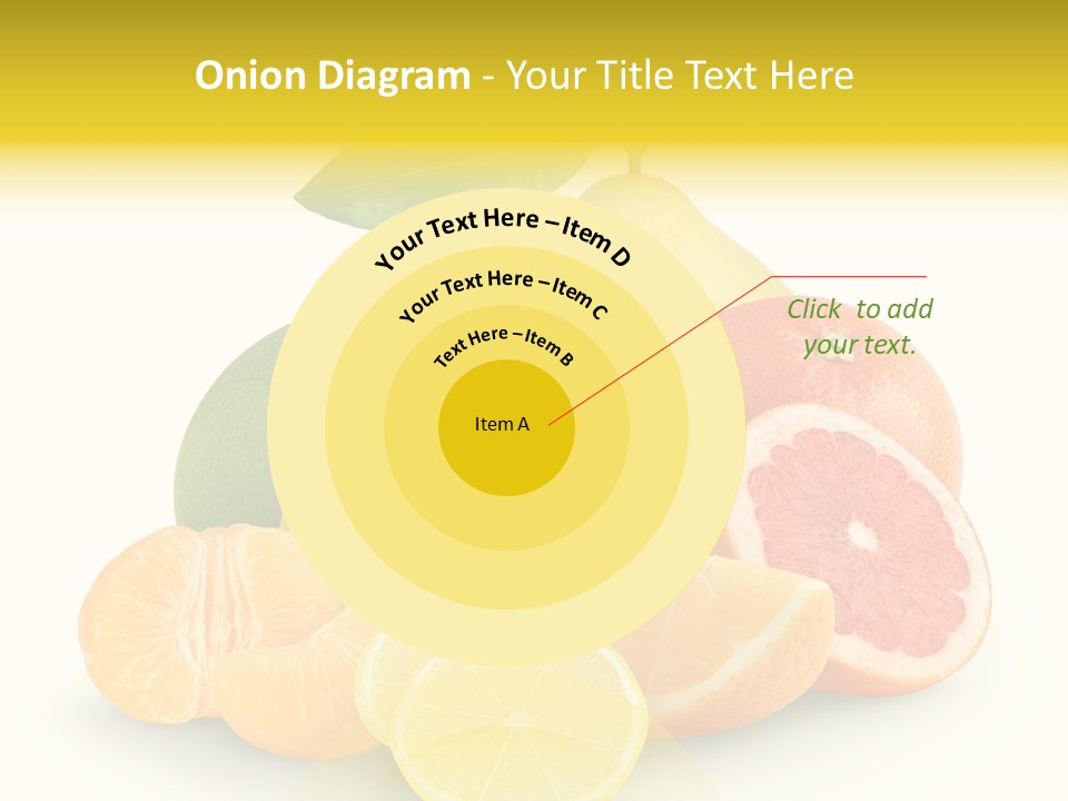 Group Grapefruit Food PowerPoint Template