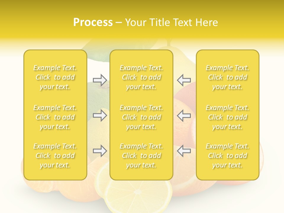 Group Grapefruit Food PowerPoint Template